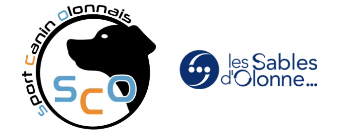 logo Sport Canin Olonnais avec logo de la ville des Sables d'Olonne